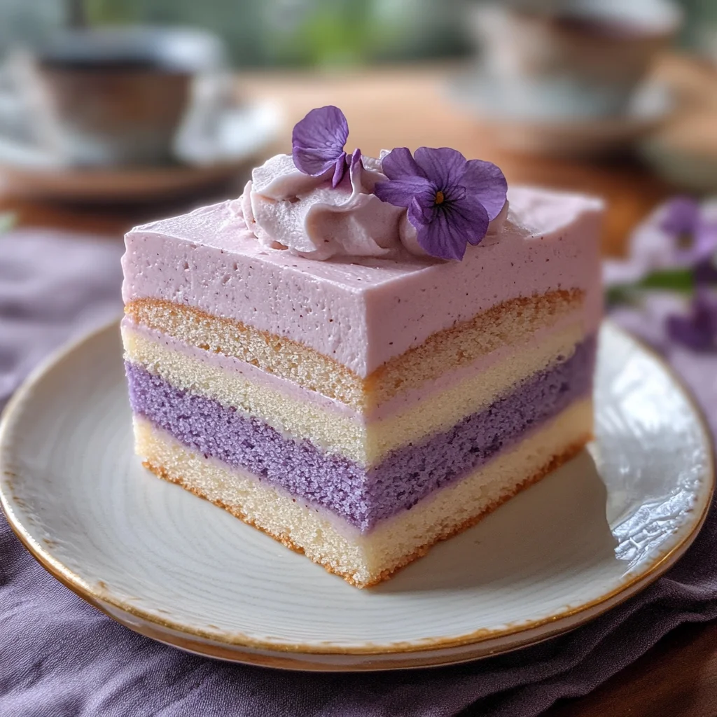 Taro Milk Tea Cake