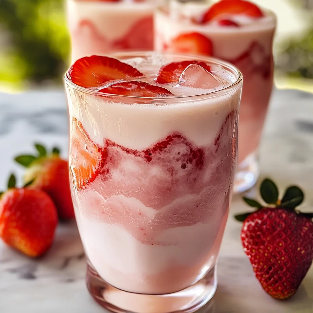 Agua de Fresa