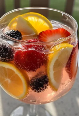 Berry Rosé Sangria Cocktail Recipe