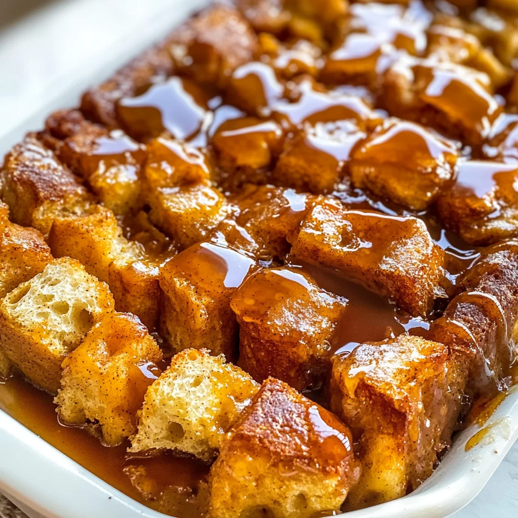 Caramel Overnight French Toast Casserole