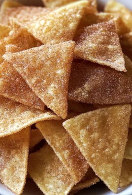 Cinnamon Sugar Tortilla Chips (Oven Baked)