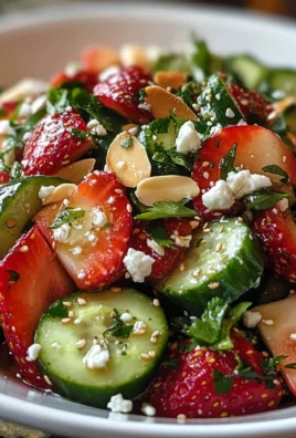 Cucumber Strawberry Salad