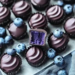 Decadent Blueberry Buttercream Chocolates for Sweet Indulgence
