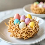 Easter Egg Peanut Butter Haystacks