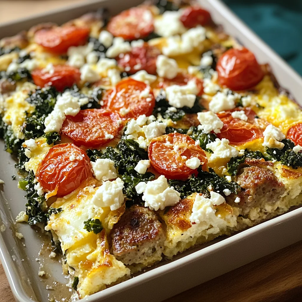 Easy Mediterranean Breakfast Casserole