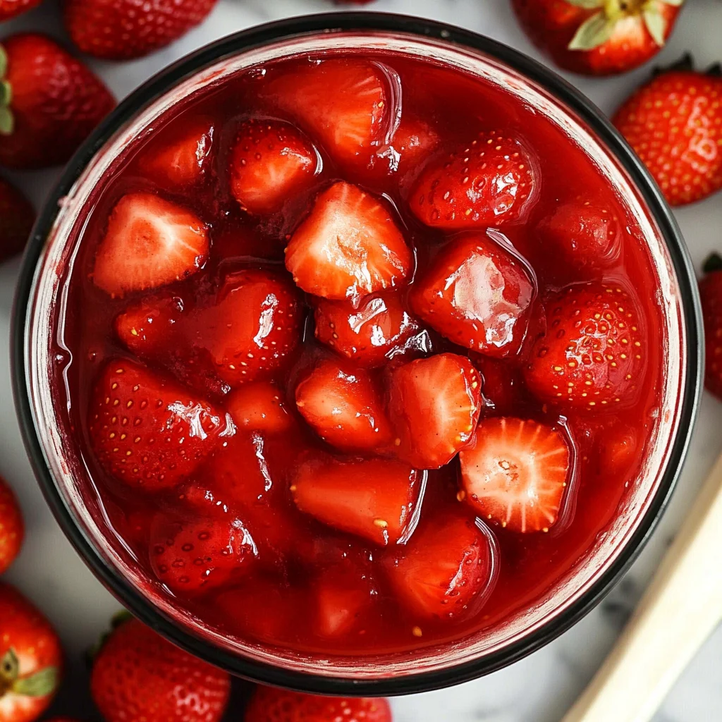 Easy Strawberry Topping (Strawberry Sauce)