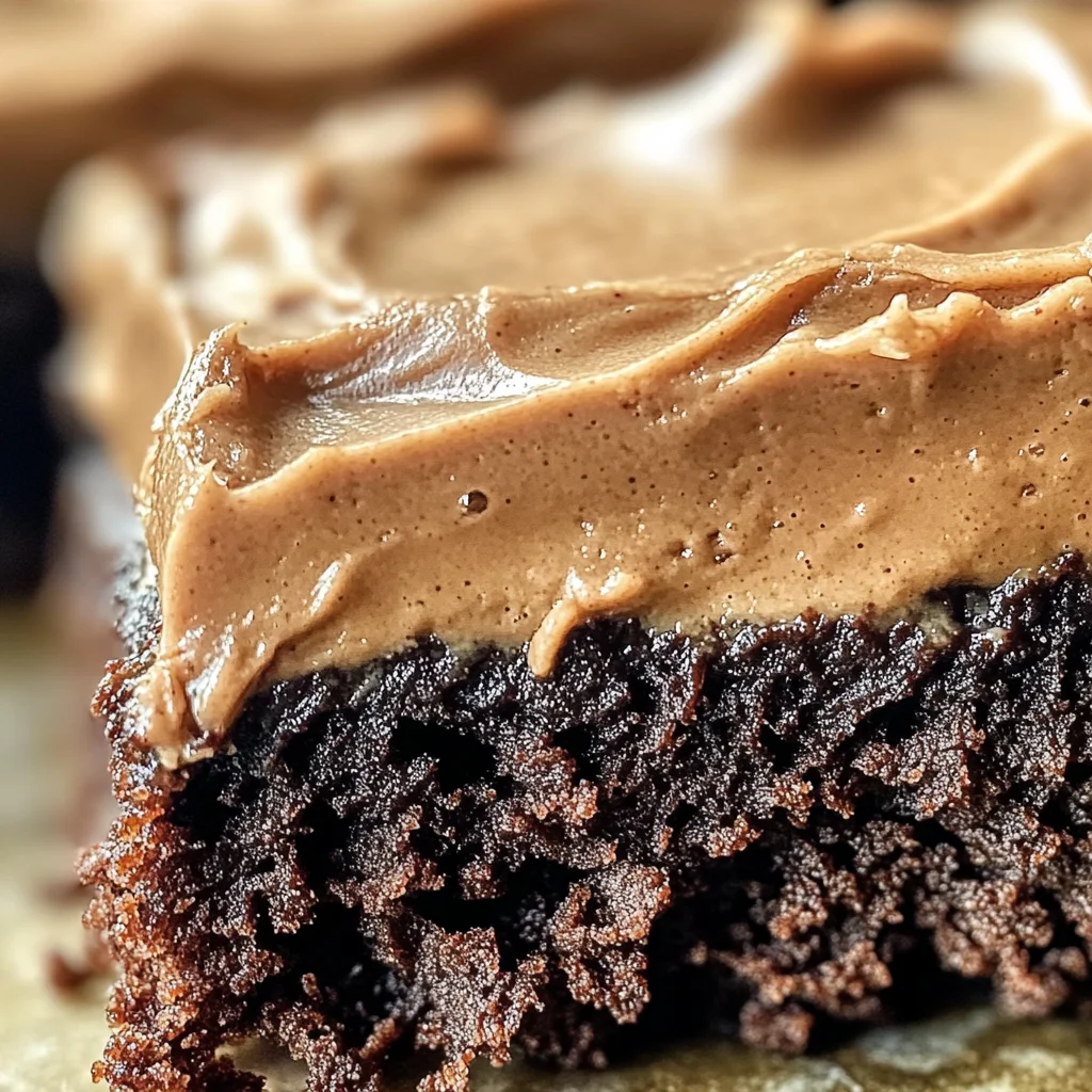 Frosted Coffee Brownies
