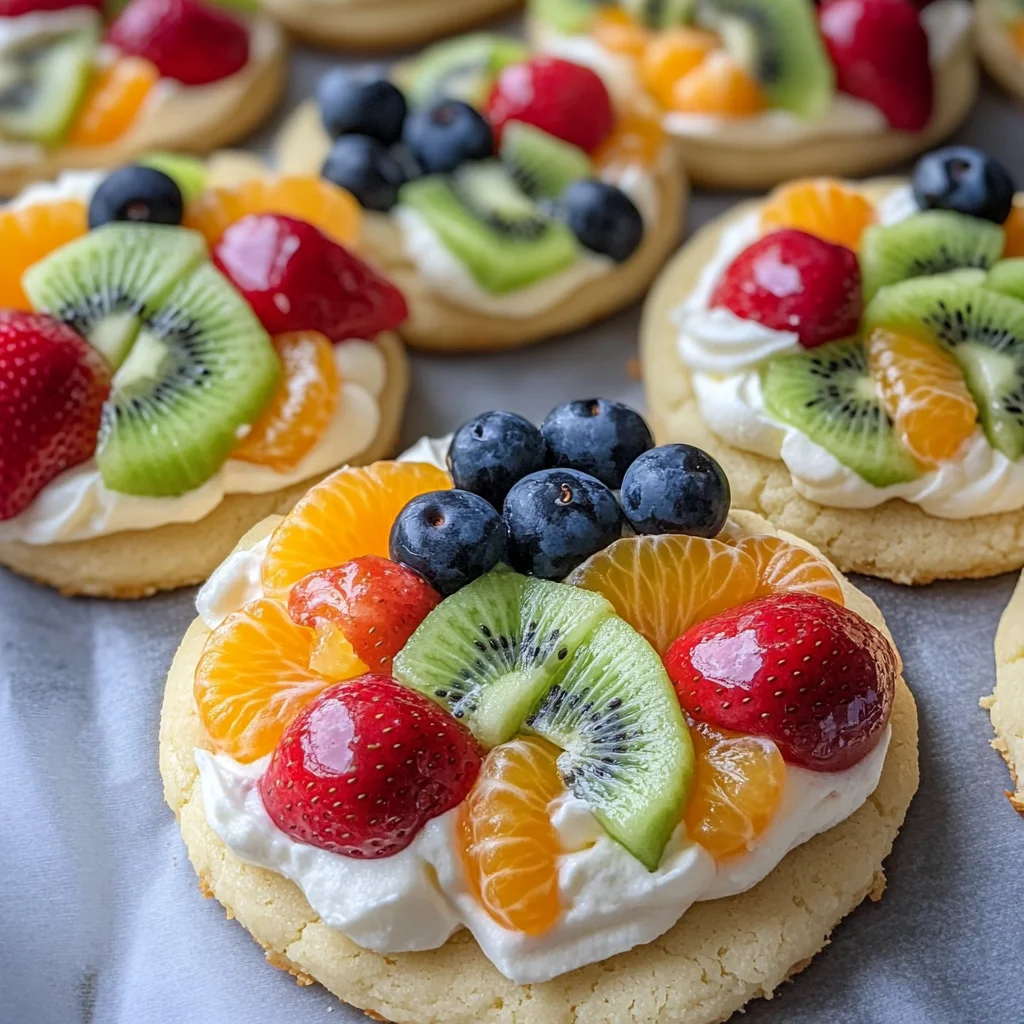 Fruit Pizza Cookies