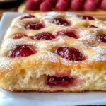 Homemade Jam Donut Focaccia: Sweet Bliss for Brunch Lovers