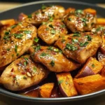 Honey Garlic Chicken and Sweet Potato: Comfort on Your Plate