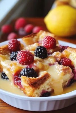 Lemon Berry Bread Pudding