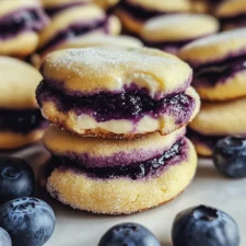 Lemon Blueberry Cheesecake Cookies