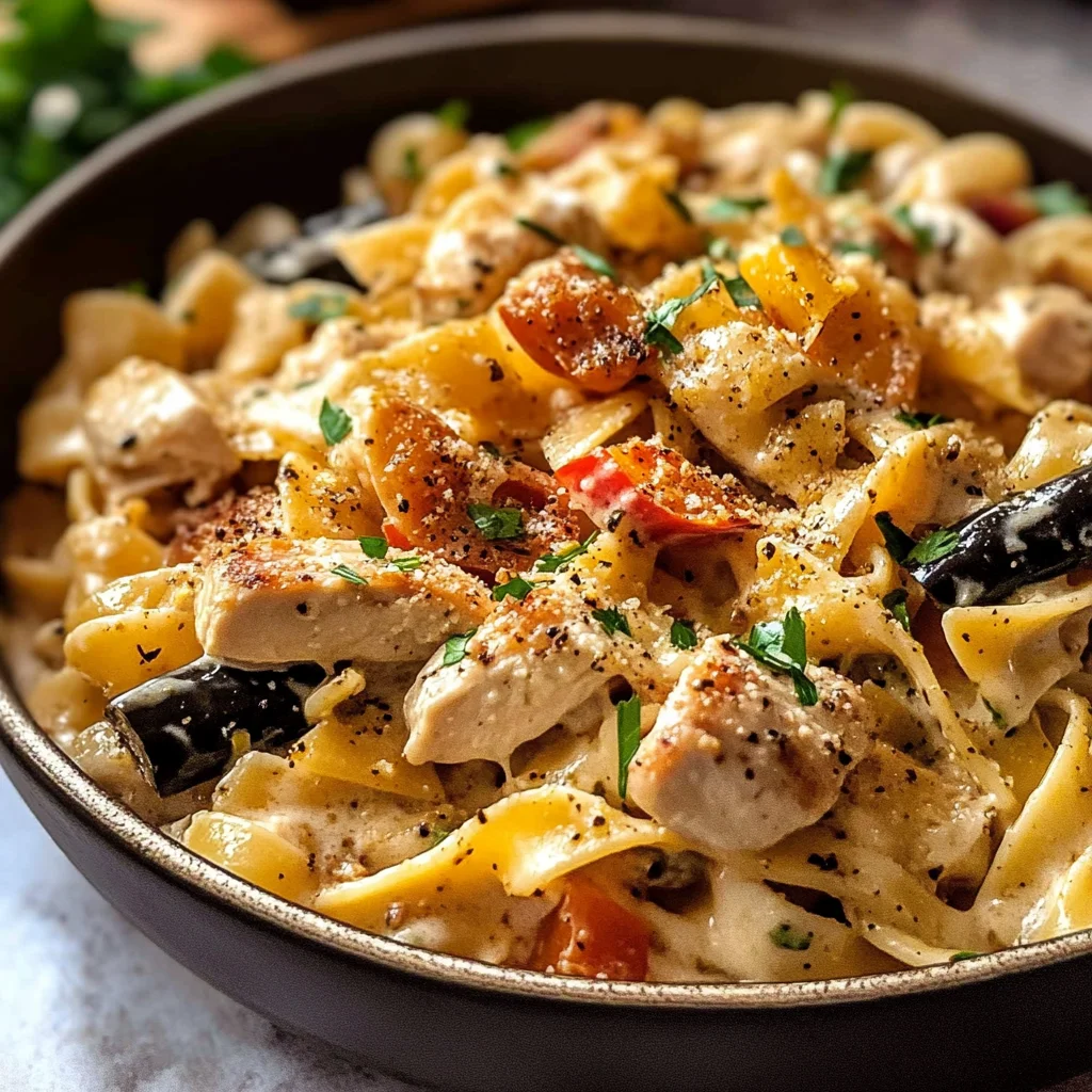 One Pot Cajun Ranch Chicken Pasta