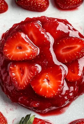 Quick Strawberry Sauce with Fresh Strawberries