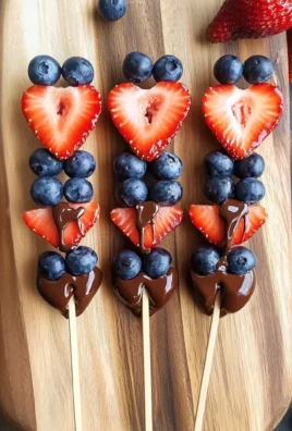 Quick Valentine and Day Fruit Skewers