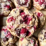 Raspberry Chocolate Chunk Cookies