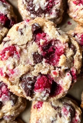 Raspberry Chocolate Chunk Cookies