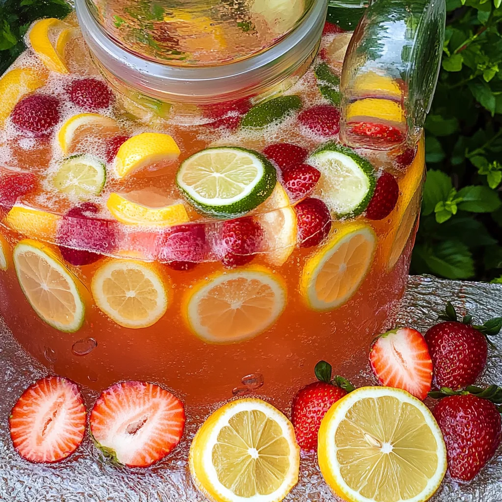 Sparkling Lemonade Punch Recipe