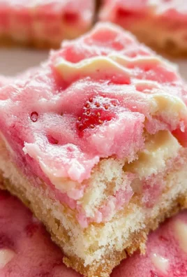 Strawberry White Chocolate Gooey Bars