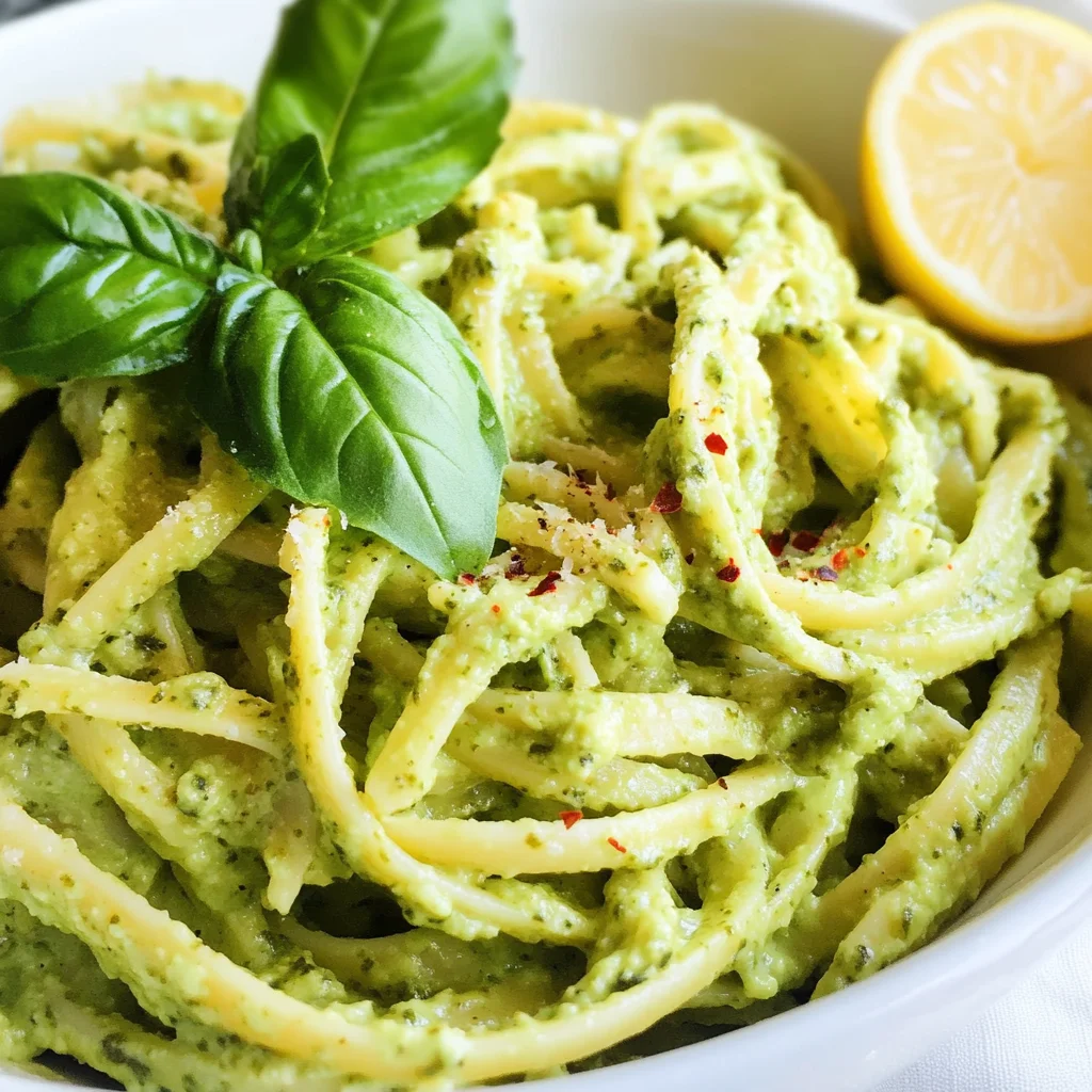 Avocado Pesto Pasta