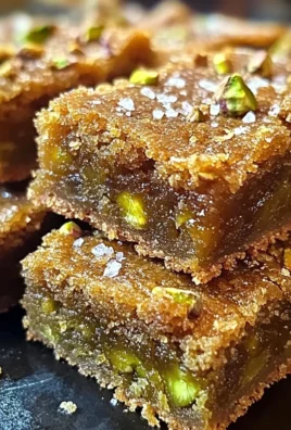 Brown Butter and Honey Pistachio Cookie Bars Recipe