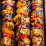 Chicken Fajita Skewers