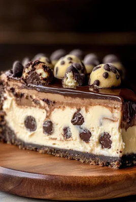 Chocolate Chip Cookie Dough Cheesecake