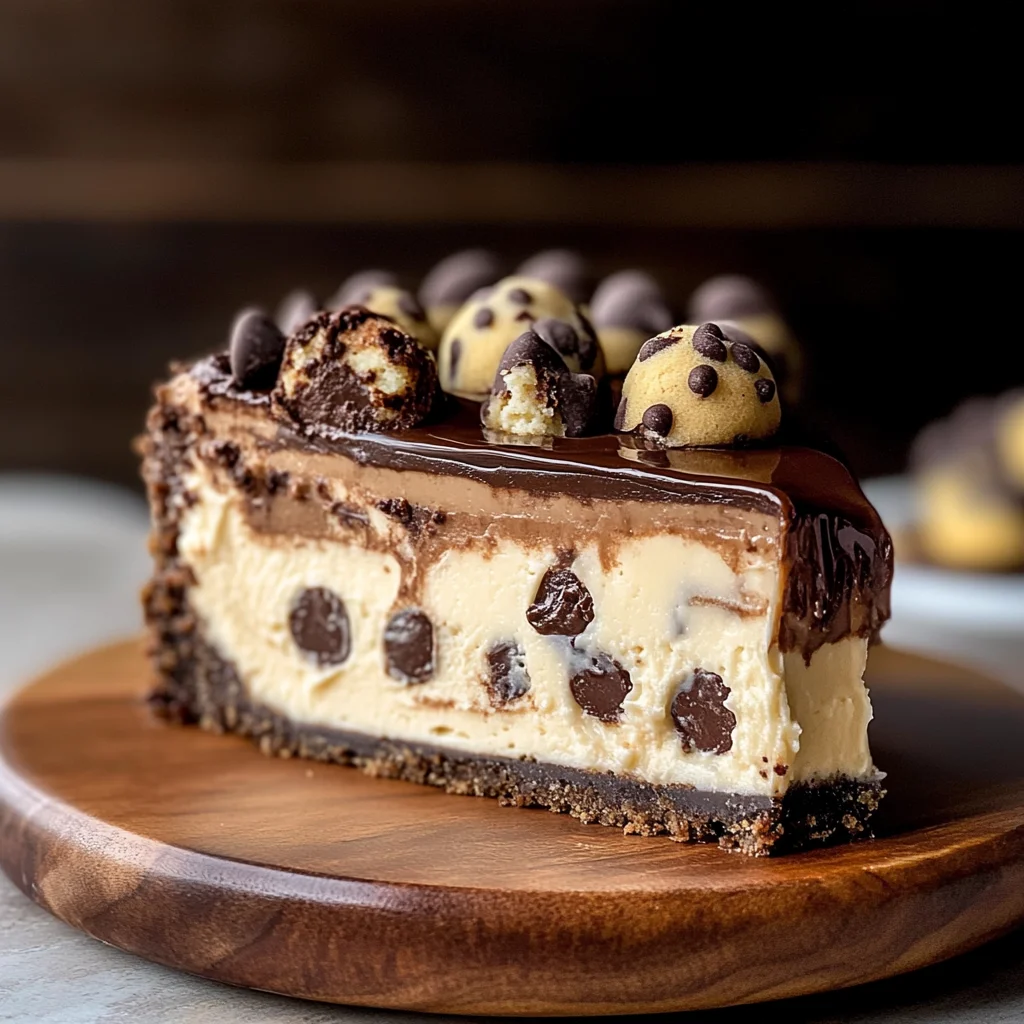 Chocolate Chip Cookie Dough Cheesecake
