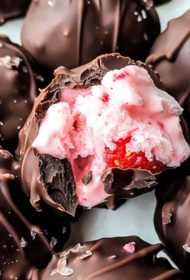 Chocolate Strawberry Frozen Yogurt Bites