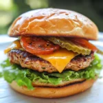 Classic chicken hamburgers