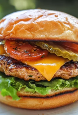 Classic chicken hamburgers