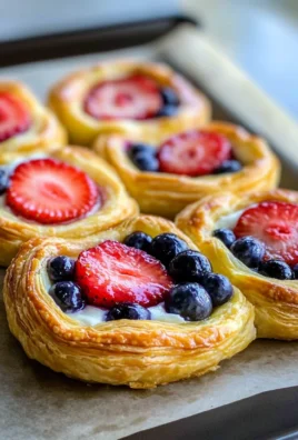 Fruit and Cream Cheese Danish Pastry