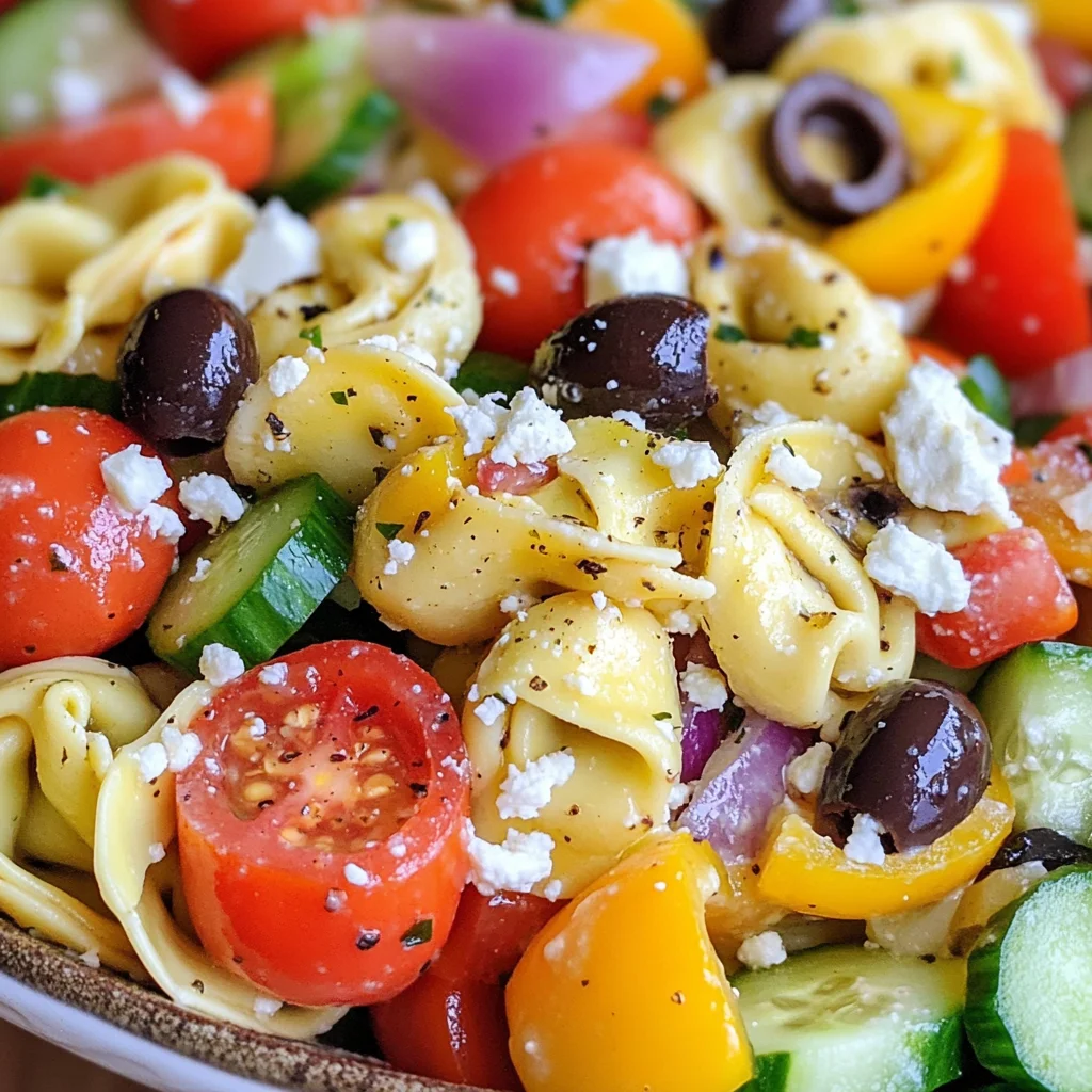 Greek Tortellini Salad Recipe
