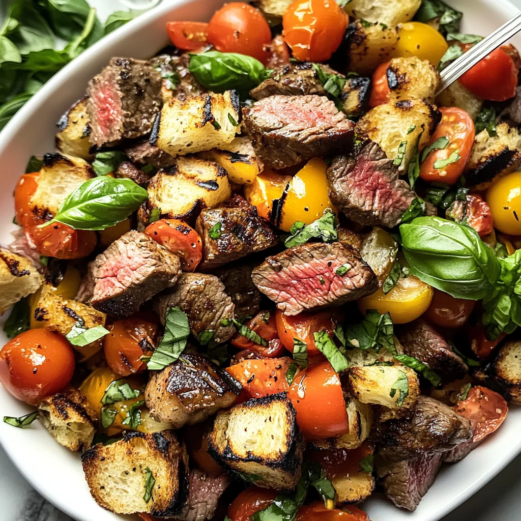 Grilled Steak Panzanella Salad