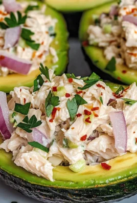 Healthy Chicken Salad Stuffed Avocados