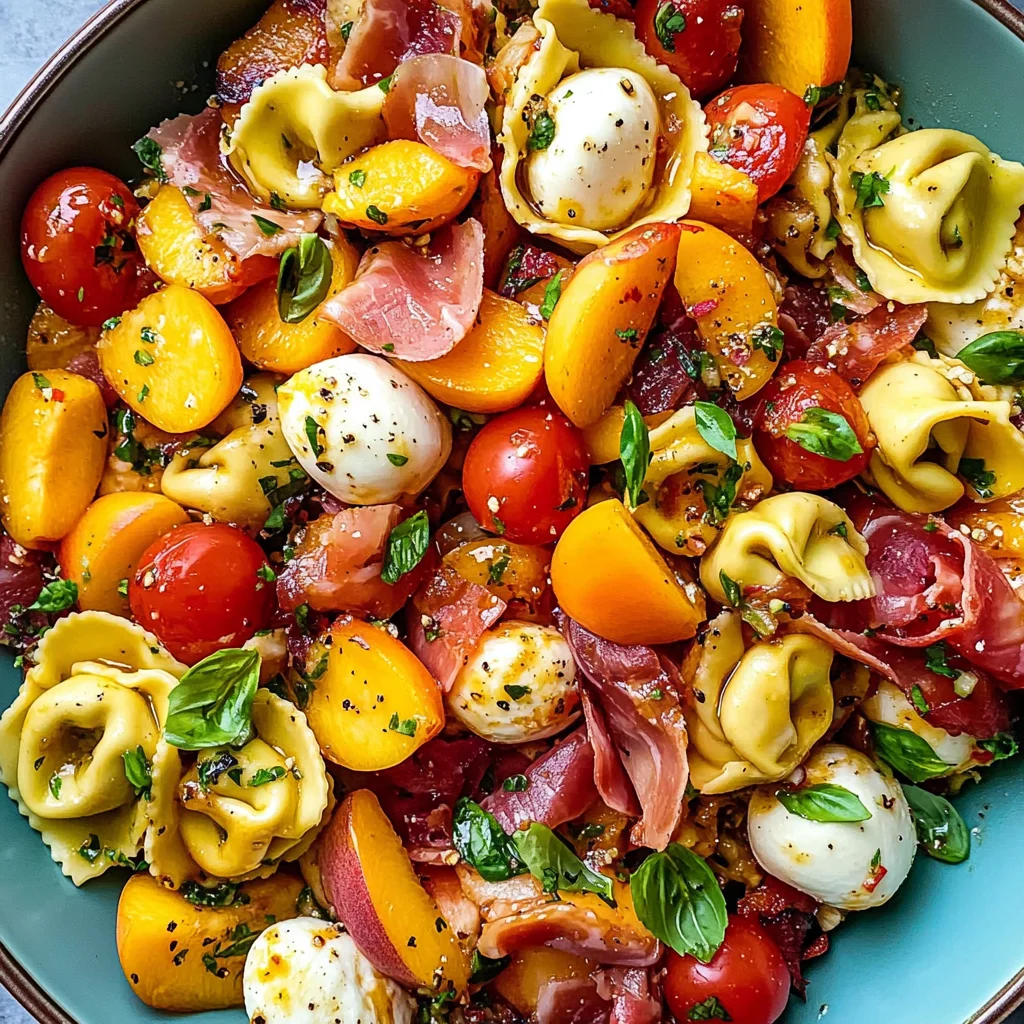 Hot Honey Tortellini Pasta Salad