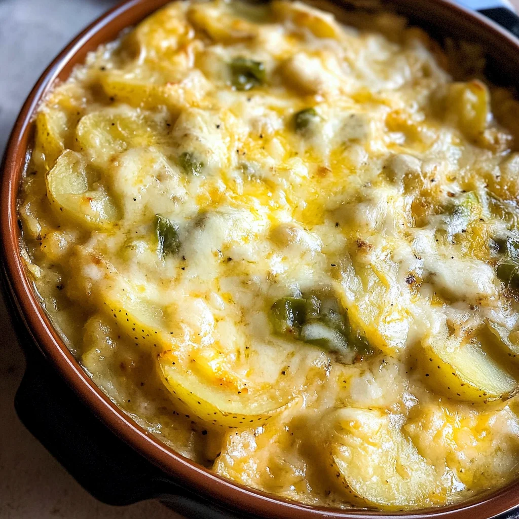 Instant Pot Scalloped Potatoes With Green Chiles