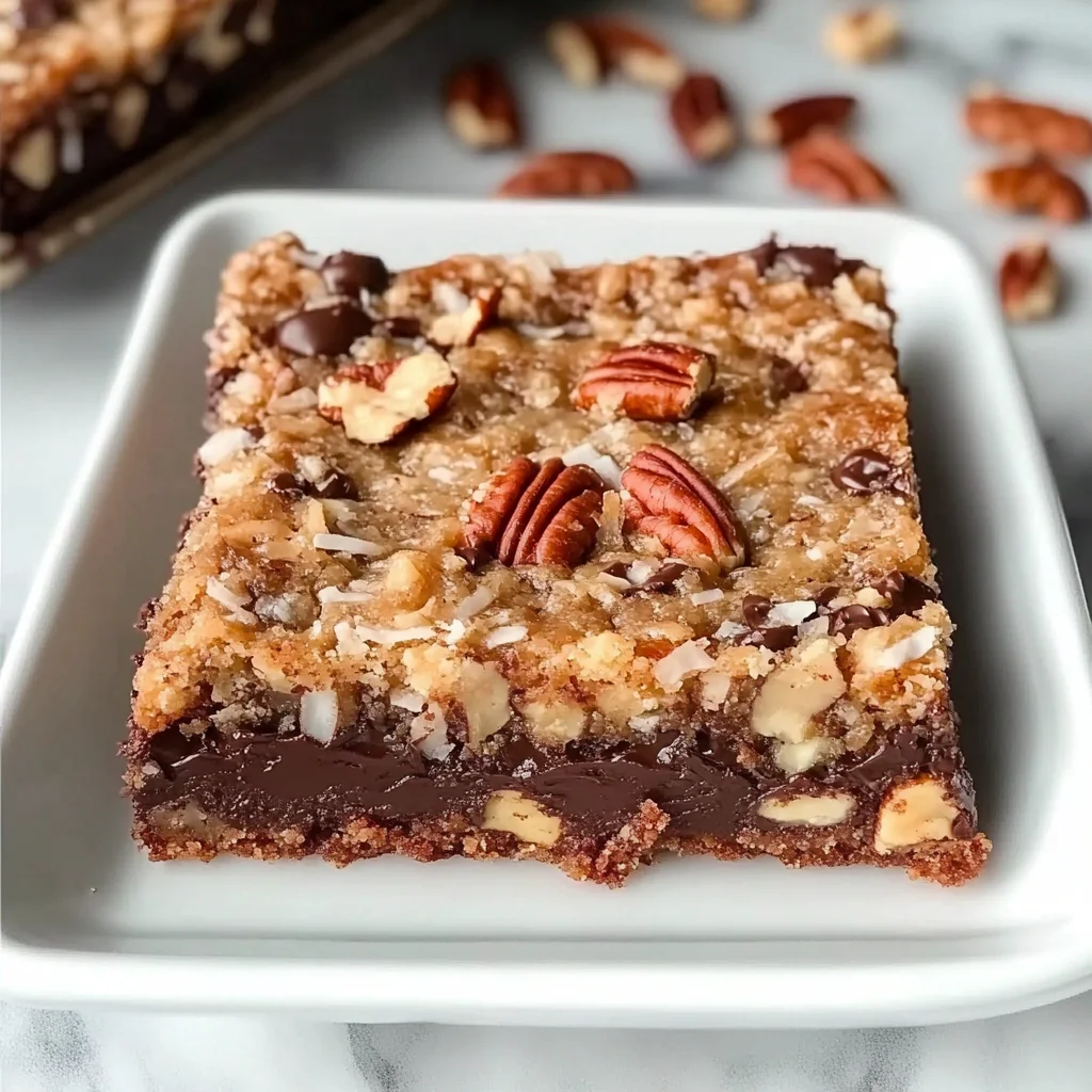 Irresistible German Chocolate Cookie Bars
