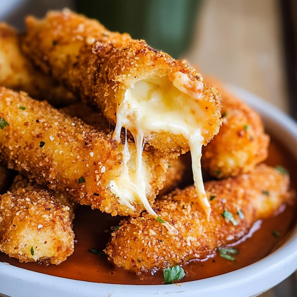 Keto Mozzarella Sticks