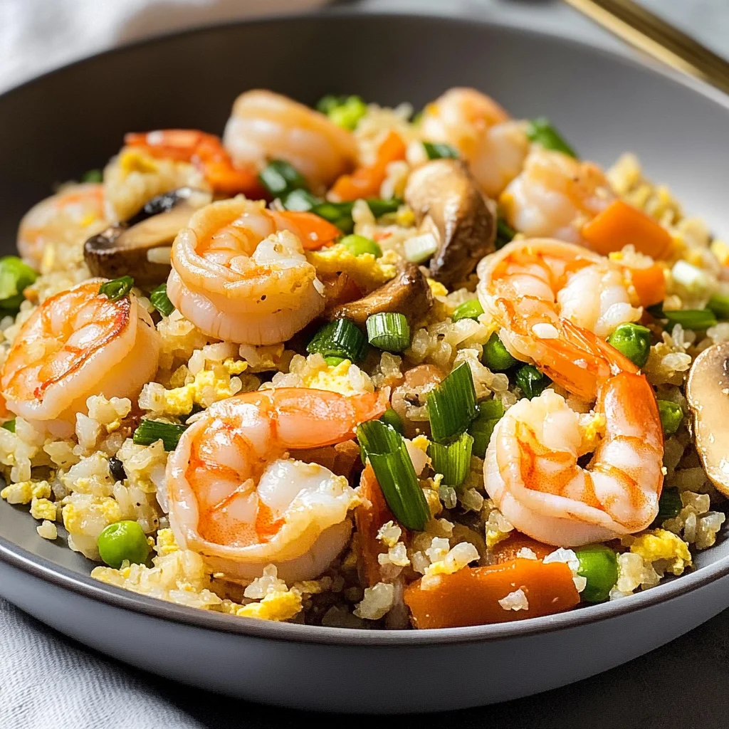 Keto Shrimp Fried Rice