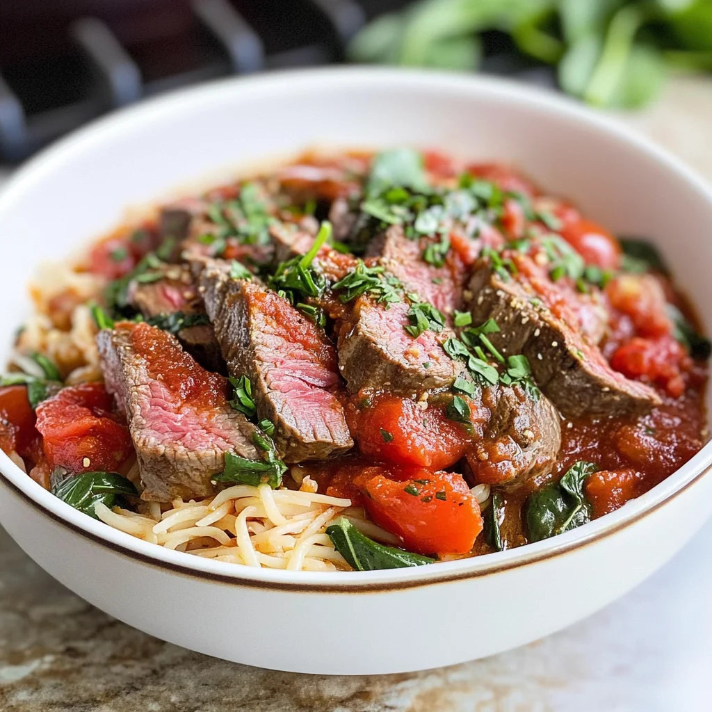 Keto Steak Marinara