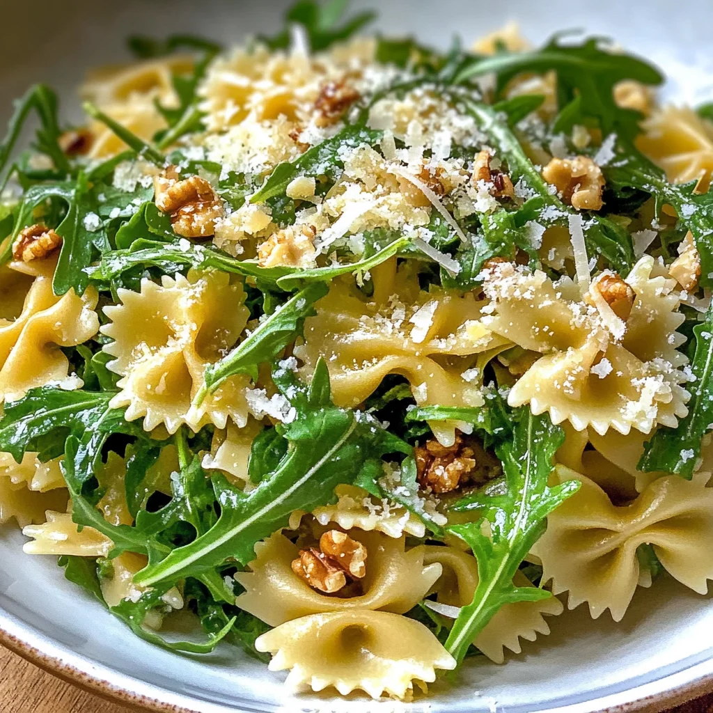 Lemon Arugula Pasta Salad for a Bright, Fresh Twist