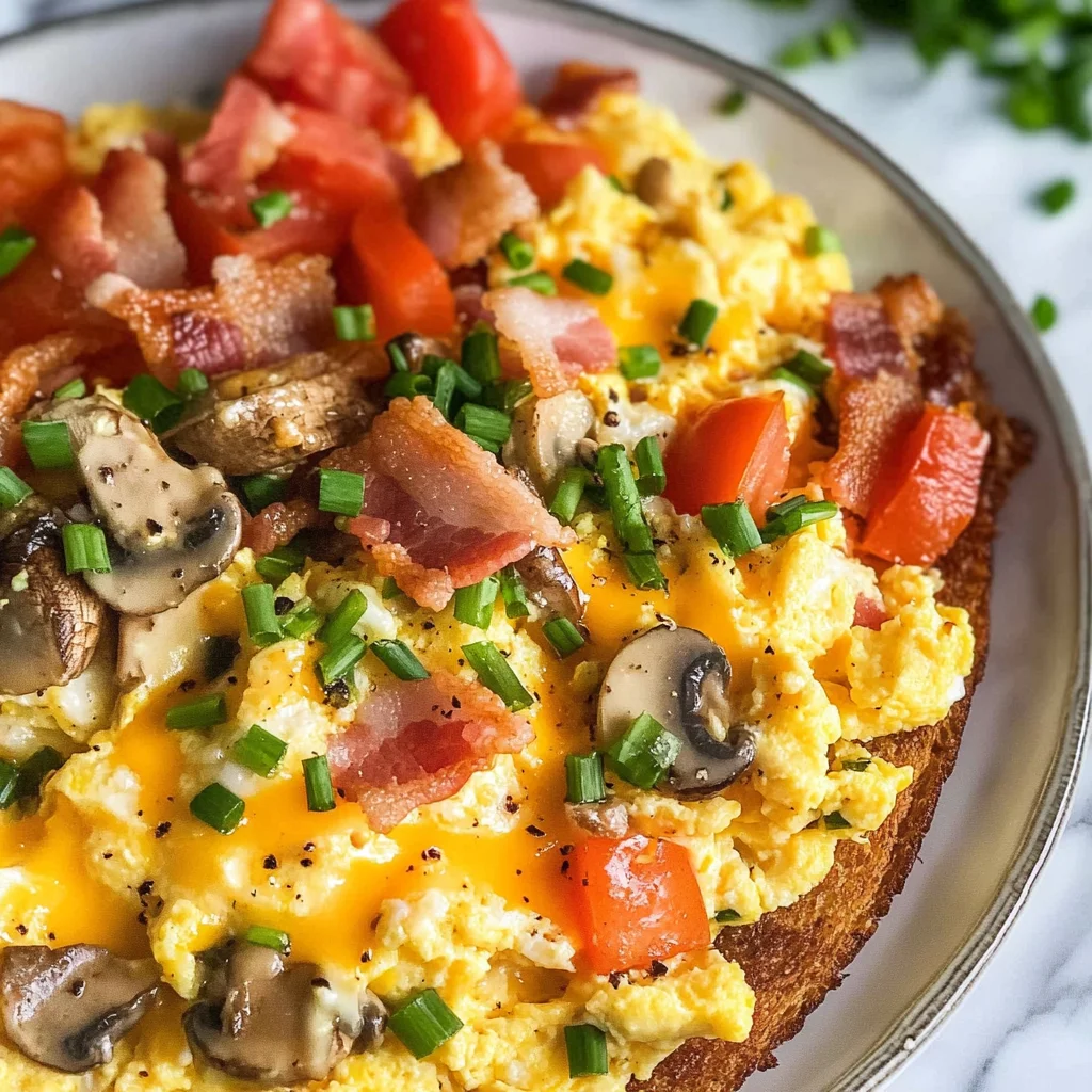 Loaded Scrambled Eggs Recipe