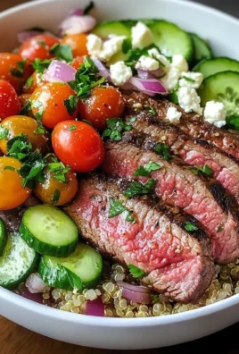 Mediterranean Steak Bowls