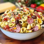 Muffaletta Tortellini Salad + Video