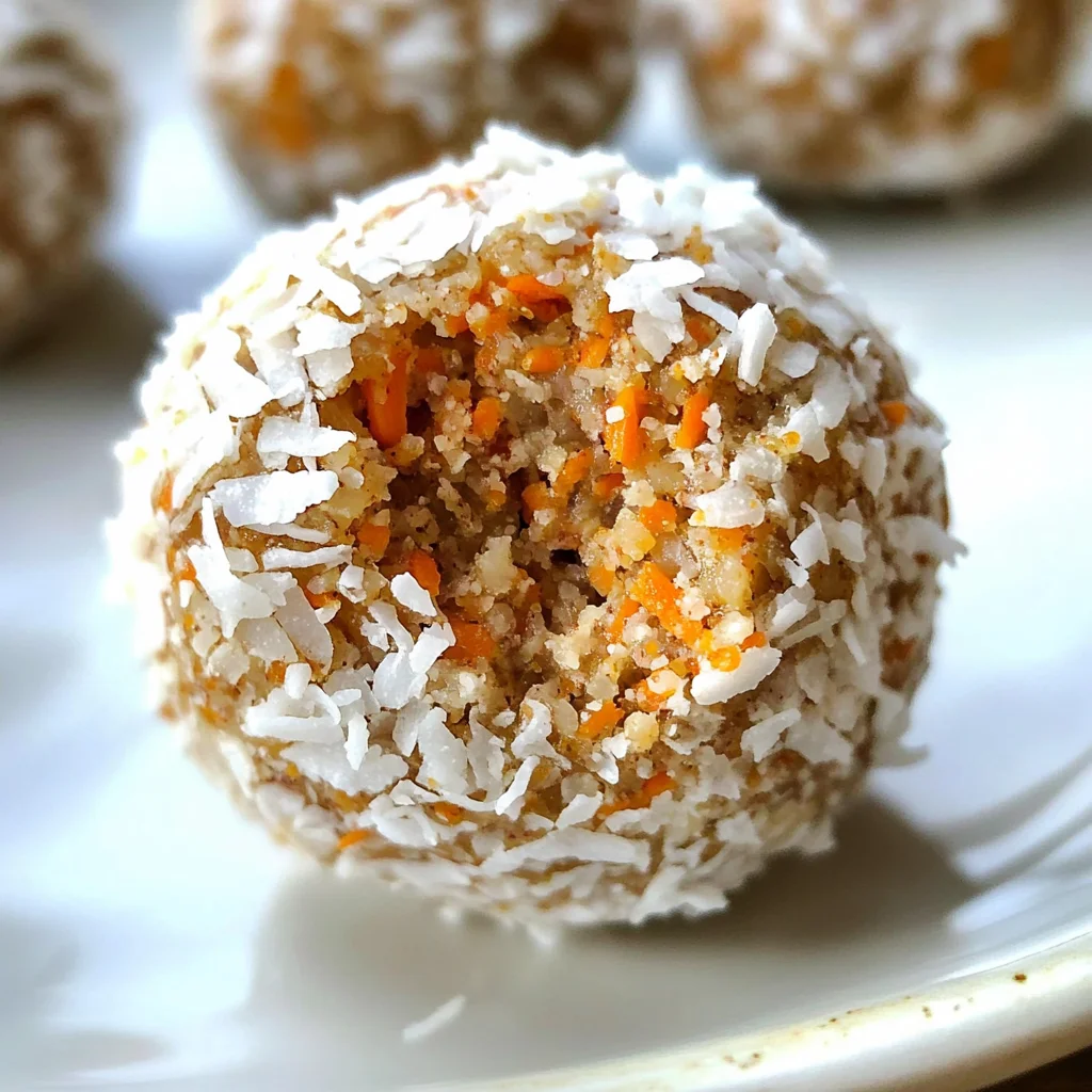 No-Bake Carrot Cake Energy Bites