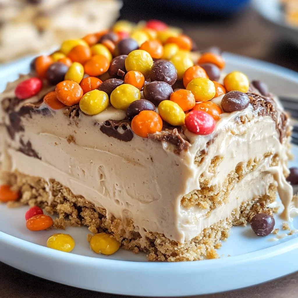 No Bake Peanut Butter Icebox Cake