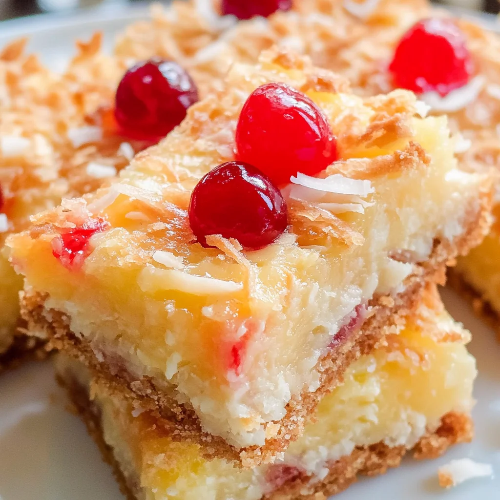 Pina Colada Seven Layer Bars