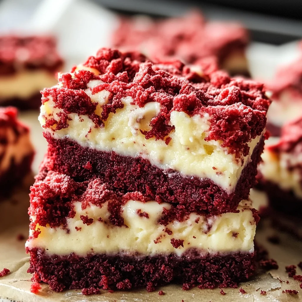 Red Velvet Gooey Bars