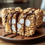 S’mores Rolled Rice Krispie Treats